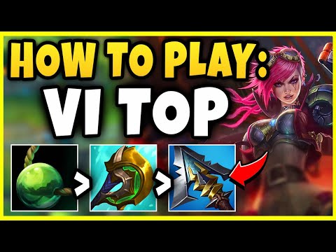This Vi Top/Mid Strategy is *INSANELY BROKEN* Regen is BROKEN! - League of Legends