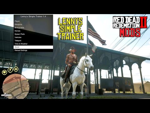 How to install Lennys Simple Trainer (2023) RDR2 MODS