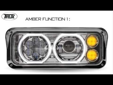 Peterbuilt Installation Guide: Trux Projector Headlight with Halo LED