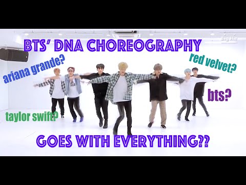 definitive proof that BTS' DNA choreography goes with everything