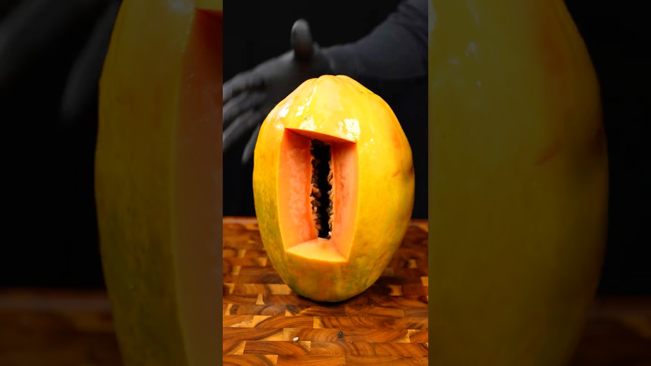 𝐌𝐞𝐱𝐢𝐜𝐚𝐧 𝐀𝐠𝐮𝐚 𝐝𝐞 𝐏𝐚𝐩𝐚𝐲𝐚 🇲🇽 | Refreshing Papaya Drink #shorts