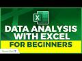 Introduction To Data Analysis With Excel 2 Hour Training Tutorial