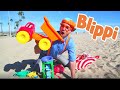 Blippi Learns Colors & Counting at The Beach | Fun Educational Videos For Kids
