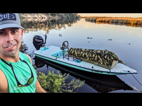Camped on the Skiff - Ochlockonee River