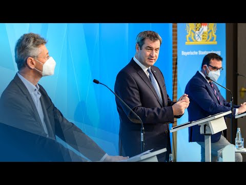 Pressekonferenz zur Corona-Pandemie (9. November 2021) - Bayern