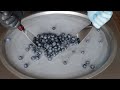 Blueberry Ice Cream Rolls Street Food ASMR