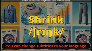 Shrink meaning with 5 examples
