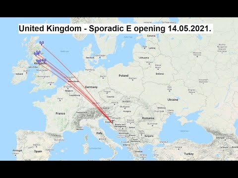 [Sporadic E] FM DX United Kingdom - BBC Radio, Classic FM, Heart Radio (14.05.2021.)