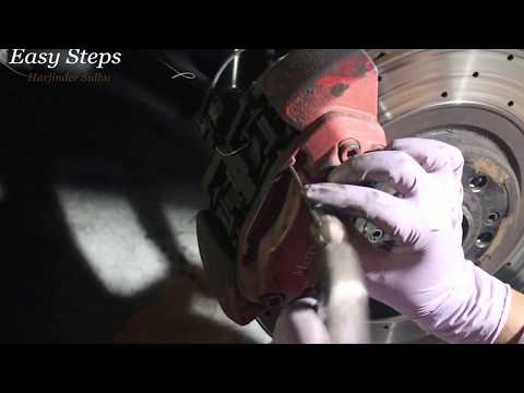 How to Change Front Brake Pads on Mercedes ML55 | Install Front Brake Pads on W163