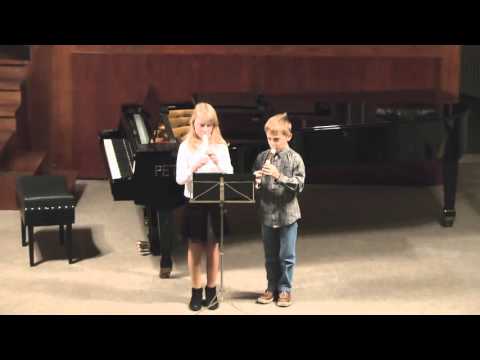 Daniela Veselá a Vilém Brisuda hrají na Mikulášském koncertu - A. Michajlov Nes mě loďko