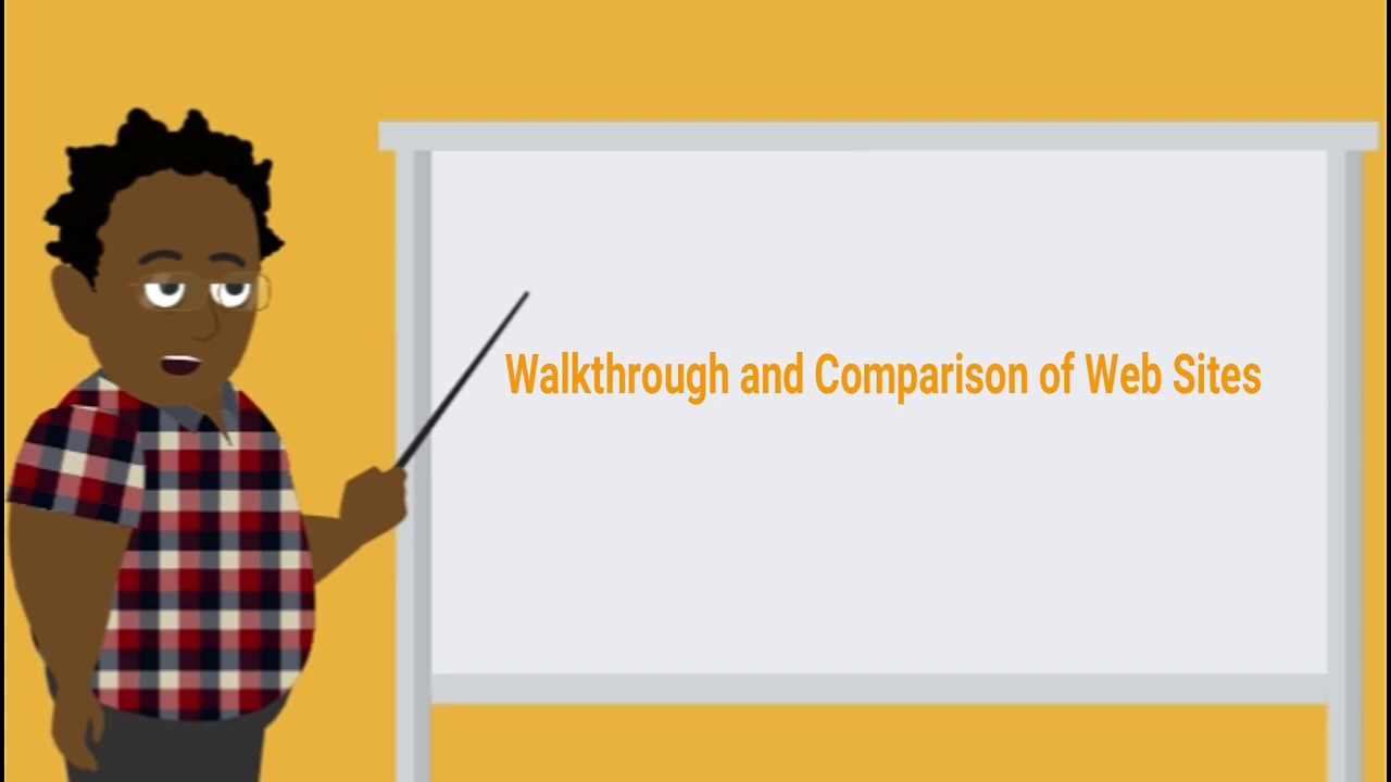HCI Assignment 2 - Walkthrough and Comparison of Web Sites
