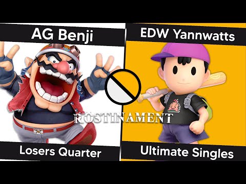 Deep Frozen Röstinament - L Quarter - EDW | Yannwatts (Ness) Vs. AG | Benji (Wario)