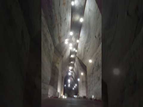 Giant underground bunker for rich people?