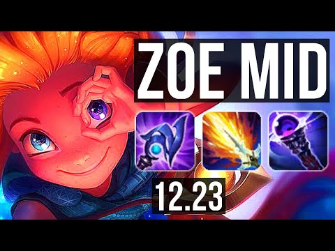 ZOE vs SYLAS (MID) | 68% winrate, 6 solo kills | EUW Master | 12.23