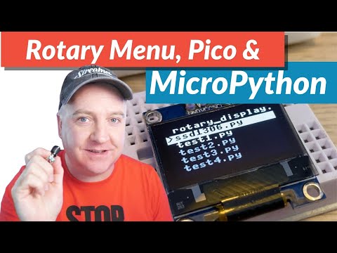 YouTube Thumbnail for Rotary Display Menu for Raspberry Pi Pico in MicroPython