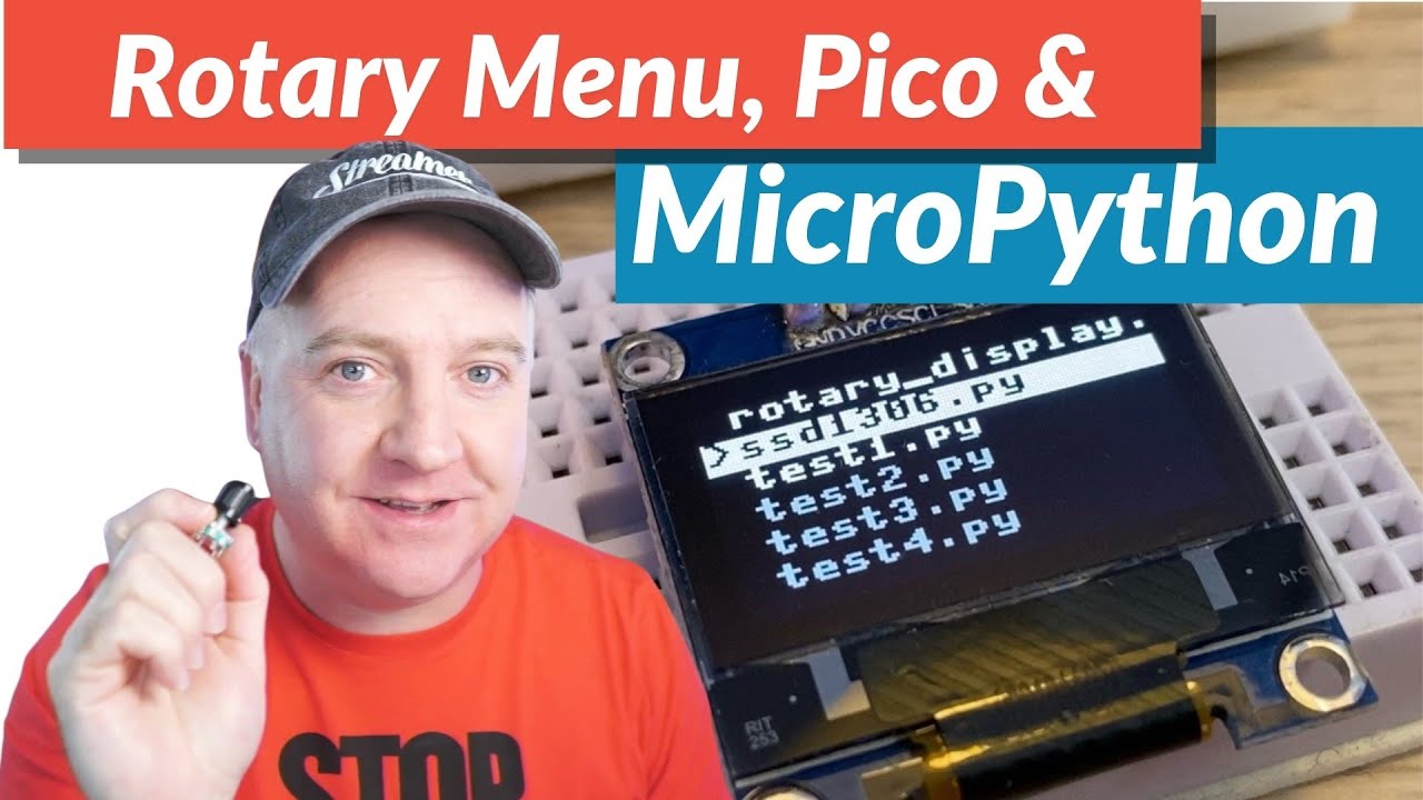Rotary Display Menu for Raspberry Pi Pico in MicroPython