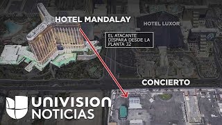 Atacante escogió una ubicación estratégica para el masivo tiroteo en Las Vegas