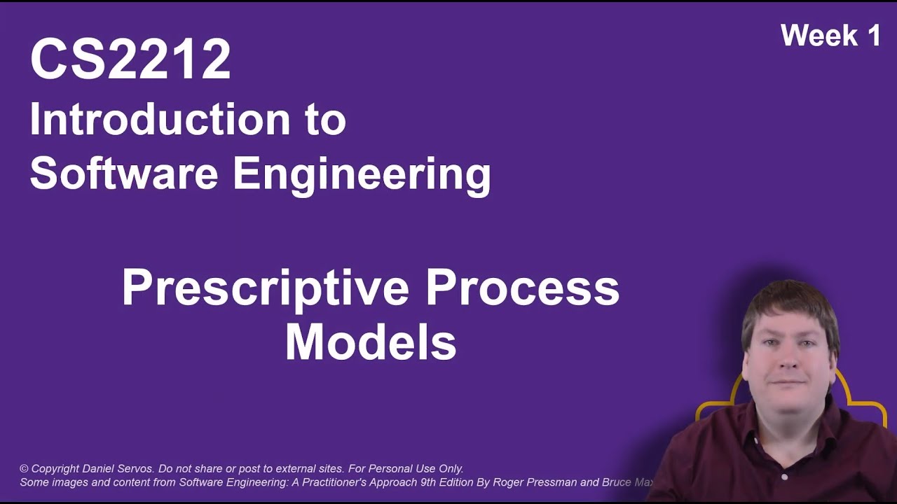 CS2212: Prescriptive Process Models
