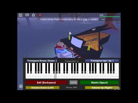 Roblox Piano - Faded by Alan Walker (advanced)