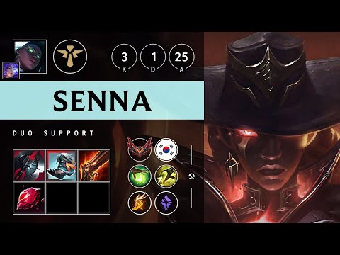 Senna Support vs Lulu - KR Grandmaster Patch 25.21