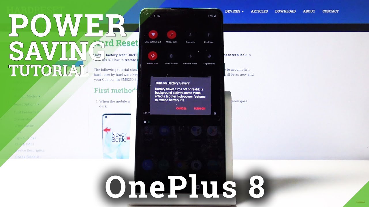 How to Enable Power Saving Mode in OnePlus 8 – Extend Battery Life