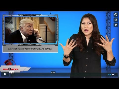 Many in GOP silent about Trump Ukraine scandal (ASL - 10.3.19)