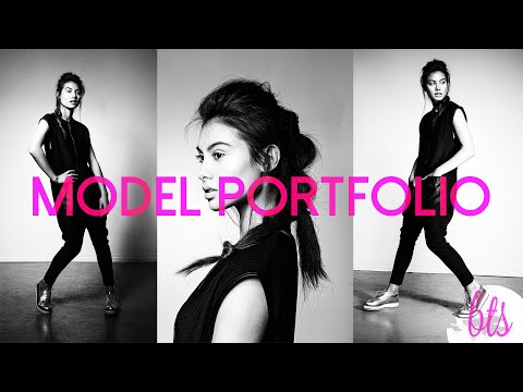 Model Portfolio Fashion Photoshoot BTS