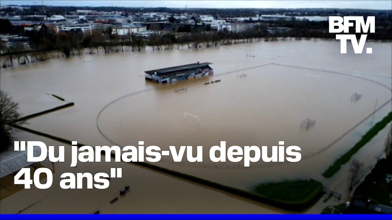 Crues: la tempête Herminia frappe l'ouest de la France