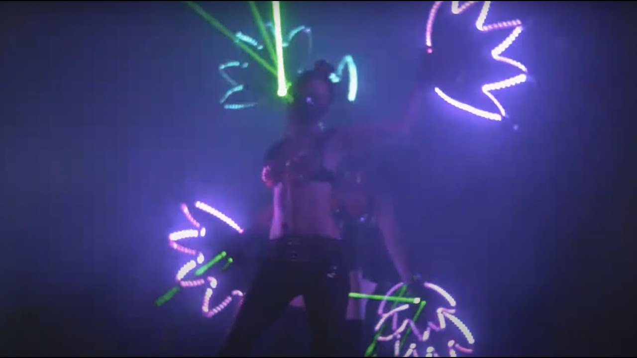 promo video laser show radiance illizium dubai