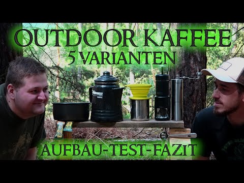 Outdoor Coffee - 5 Variants - Setup / Test / Conclusion - Petersilienhexe Outdoor Adventures