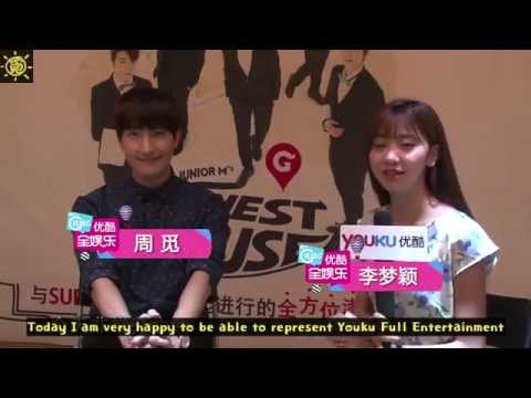 [ENG SUB] 140903 Zhou Mi - SJM Guest House Youku interview