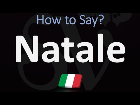 How to Say 'CHRISTMAS' in Italian? | How to Pronounce Natale?