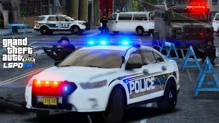 GTA 5 LSPDFR Police Mod 454 | All Units Respond To A Major  Emergency | Gang Attack The Station