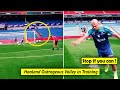 Erling Haaland outrageous volley goal in training in Norway