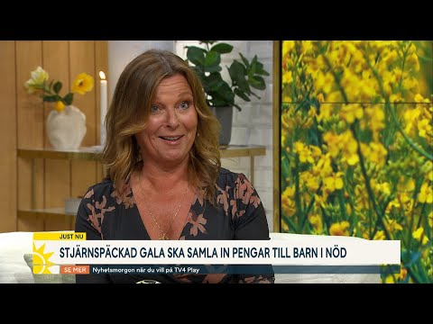 Stjärnspäckad gala för barn i nöd: ”Vi ska inte blunda längre” | Nyhetsmorgon | TV4 & TV4 Play