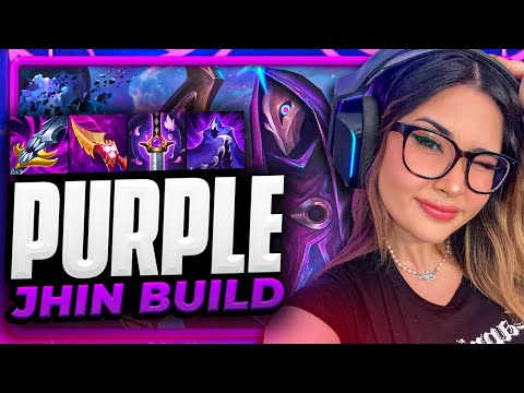 The BEST NEW Purple Jhin Build and it does TOO MUCH DAMAGE!