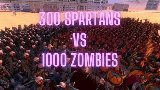 300 Spartans VS 1000 Zombies #spartans #zombies #ultimateepicbattlesimulator