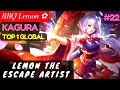 Lemon The Escape Artist [Top Global 1 Kagura] | RRQ`Lemon ✿ Kagura Gameplay #22 Mobile Legends
