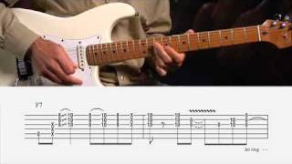 Stevie Ray Vaughan &quot;Empty Arms&quot; Guitar Lesson @ GuitarInstructor.com (excerpt)