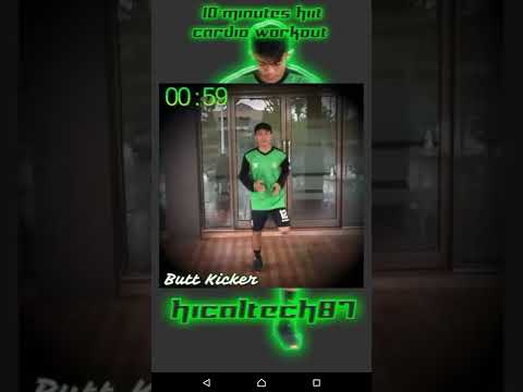 10 Minutes HIIT Cardio Workout Video