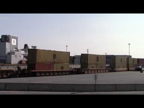 Local Train CN 507 Hauls MSC Containers from the PSA Halifax Terminal - Halifax, NS