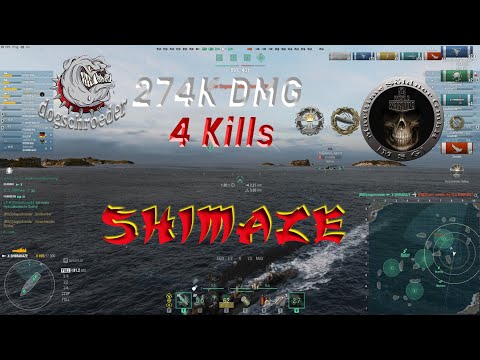 Shimakaze, 8Km Torps. 274k DMG, 4 Kills