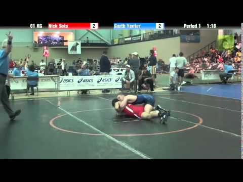 Men`s Freestyle 61 KG Nick Soto vs. Garth Yenter