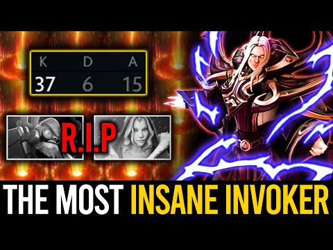 THE MOST INSANE INVOKER 37 KILLS by MASTER TIER INVOKER RANK 717 BOJESTVEN3 | Dota 2 Invoker