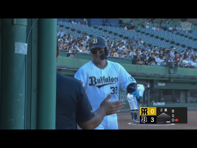 【ファーム】バファローズ・福永奨 レフトスタンドへの第2号ソロホームラン!! 2023年8月6日 オリックス・バファローズ 対 阪神タイガース