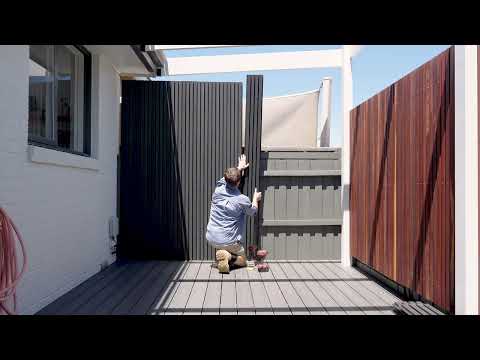 Ekodeck Castellated Panel Installation Video Composite Batten DIY