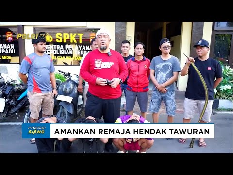 SATRESKRIM POLRES CILEGON AMANKAN REMAJA HENDAK TAWURAN