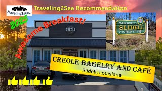 FOUND BREAKFAST in Slidell LA - Creole Bagelry and Cafe' 2025 #food #travel #fun #explore #cajun
