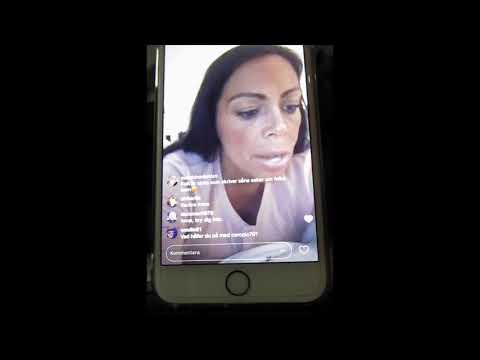Anna Book pratar feminism på Instagram live.