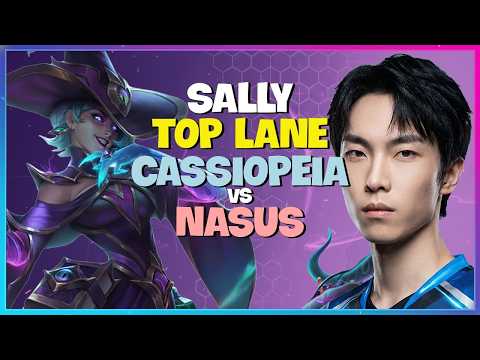 Challenger Sally Strategic Top Lane Cassiopeia Mechanics and Laning Breakdown Engsub